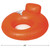 48'' Orange Inflatable Inner Tube Water Pool Sofa Lounger Float - IMAGE 4