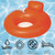 48'' Orange Inflatable Inner Tube Water Pool Sofa Lounger Float - IMAGE 5