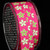 Pink and Green Floral Craft Ribbon 0.5" x 54 Yards - IMAGE 1