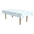 Snowflakes Disposable Rectangular Party Table Cover- 9' - Pack of 12 - IMAGE 2