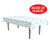 Snowflakes Disposable Rectangular Party Table Cover- 9' - Pack of 12 - IMAGE 4