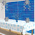 Snowflakes Disposable Rectangular Party Table Cover- 9' - Pack of 12 - IMAGE 1