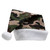 Unisex Adult Camouflage Christmas Santa Hat  - One Size - Green and White - IMAGE 3