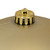 Matte Shatterproof Commercial Christmas Ball Ornament - 8" (200mm) - Champagne Gold - IMAGE 3