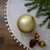 Matte Shatterproof Commercial Christmas Ball Ornament - 8" (200mm) - Champagne Gold - IMAGE 2