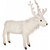 Set of 2 White Handcrafted Soft Plush Reindeer Stuffed Animals 20.25" - IMAGE 1