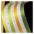 Yellow and Green Thin Striped Wired Craft Ribbon 0.75" x 54 Yards - IMAGE 1