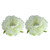 Set of 2 Cream Peonies Floating Artificial Spring Flowers 4.5" - IMAGE 2