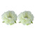 Set of 2 Cream Peonies Floating Artificial Spring Flowers 4.5" - IMAGE 1