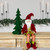 18" Red and Green Elf Monarch Poseable Christmas Figure - IMAGE 2