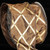 Brown and Gold Diamond Print Wired Craft Ribbon 3" x 10 Yards - IMAGE 1