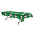 Club Pack of 12 Green and White Soccer Ball Disposable Banquet Party Table Covers 108" - IMAGE 1