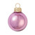 Shiny Finish Glass Christmas Ball Ornament - 7" (180mm) - Rosewood - IMAGE 3