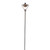 61" Brushed Copper Half Moon Oil Lamp Outdoor Patio Torch - IMAGE 1
