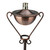 61" Brushed Copper Half Moon Oil Lamp Outdoor Patio Torch - IMAGE 2