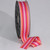 Pink and Orange Striped Woven Grosgrain Craft Ribbon 1.5" x 55 Yards - IMAGE 1