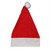 Red and White Unisex Adult Christmas Santa Hat Costume Accessory - Small - IMAGE 1