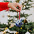 3" Blue and Silver Dreidel Hanukkah Holiday Ornament with European Crystals - IMAGE 3