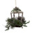 20" Brown Rustic Finish Glittered Pine Cones and Jingle Bells Christmas Candle Lantern - IMAGE 2