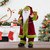 24" Red and Green Santa with Present and Gift Bag Christmas Figure - IMAGE 2