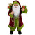 24" Red and Green Santa with Present and Gift Bag Christmas Figure - IMAGE 1