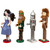 Set of 4 Decorative Wizard of Oz Wooden Christmas Nutcrackers