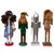 Set of 4 Decorative Wizard of Oz Wooden Christmas Nutcrackers