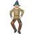 Pack of 12 Vintage Jointed Scarecrow Thanksgiving Hanging Decorations 5' - IMAGE 1