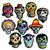 Day of the Dead Mini Sugar Skull Cutouts - 4.75" - Pack of 240 - IMAGE 1