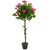 Roses with Greenery Artificial Potted Tree - Red - 47" - IMAGE 2