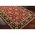 4' x 6' Red and Olive Green Rectangular Area Rug - IMAGE 3