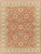 7.5' x 9.5' Floral Red and Beige Hand Tufted Wool Area Throw Rug - IMAGE 1