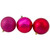 12ct Magenta Pink 4-Finish Shatterproof Christmas Ball Ornaments 4" (100mm) - IMAGE 3