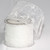 White Jacques Lalou Wired Craft Ribbon 3" x 20 Yards - IMAGE 2