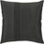 22" Black Pearl Tuxedo Pleats Decorative Throw Pillow - Down Filler - IMAGE 1