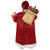 32" Red and Gold Santa Claus with Gifts Christmas Figure - IMAGE 5