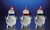 Pack of 12 Icy Clear Christmas Snowmen Photo Frames 5.75" - IMAGE 1