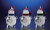 Snowmen Christmas Frames - for 2.5" x 3.5" Photo - Set of 3 - IMAGE 1
