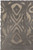 5' x 8' Tribal Hourglass Gray and Beige Hand Woven Rectangular Wool Area Throw Rug - IMAGE 1