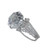 3" Silver Diva Glitter Faux Diamond Three Band Wedding Ring Christmas Ornament - IMAGE 2