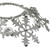 9” Silver Snowflake Glittered & Jeweled Christmas Pillar Candle Holder Plate – Indoor Holiday Décor - IMAGE 6