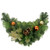 24" Pre-Decorated Green Traditional Pine Artificial Christmas Swag - Unlit - IMAGE 1