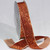 Copper Glitter Woven Edge Velvet Craft Ribbon 1" x 11 Yards - IMAGE 1