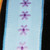 Blue and Purple Dainty Blossoms Floral Wired Craft Ribbon 0.75" x 54 Yards - IMAGE 1