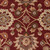 6' x 9' Floral Red and Beige Hand Tufted Rectangular Wool Area Throw Rug - IMAGE 4