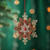 5" Brown and White Country Rustic Style Snowflake Christmas Ornament - IMAGE 6