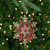 5" Brown and White Country Rustic Style Snowflake Christmas Ornament - IMAGE 1