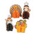 Club Pack of 48 Assorted Playmates Thanksgiving Table Centerpiece Decorations 5" - IMAGE 1