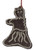 Sweet Memories Sugared Angry Gingerbread Girl Cookie Bite Christmas Ornament - IMAGE 1