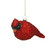 6" Glass Red Cardinal Bird Christmas Ornament - IMAGE 1